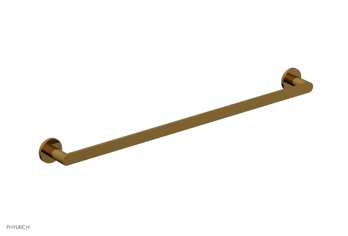 Phylrich 183-71-002 Contemporary 24" Towel Bar 183-71 - French Brass