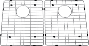 DAX Stainless Steel Handmade Nanometre Double Bowl Undermount Kitchen Sink, Black DAX-NB3218-R10-X