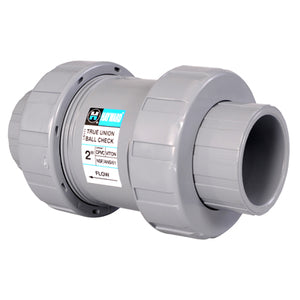 3" Socket TC Series CPVC True Union Ball Check Valve TC2300S