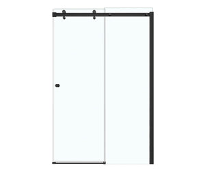 MAAX 138992-900-173-000 Luminescence 44 ½-47 x 70 ½-72 in. 6mm Sliding Shower Door for Alcove Installation with Clear glass in Dark Bronze