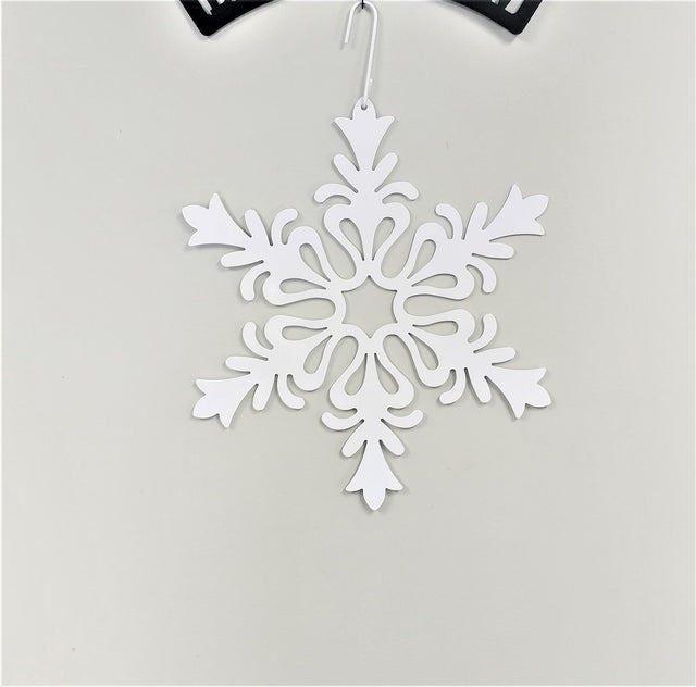 Showflake Floral Design WHITE
