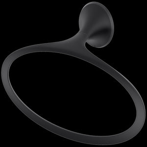 Rhen Towel Ring in Matte Black