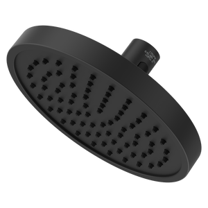 Contempra Round Quick Connect Raincan Showerhead in Spot Defense Matte Black