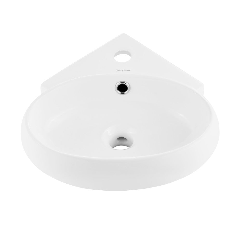 Plasir Corner Wall Hung Sink