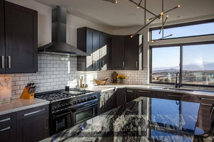 ZLINE 48 in. 6.0 cu. ft. Legacy Dual Fuel Range with Gas Cooktop and 2 Electric Ovens in Black Stainless Steel with Brass Burners (RAB-BR-48)