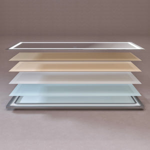 Eviva Lite 72" x 30" Rectangular Frameless Mirror