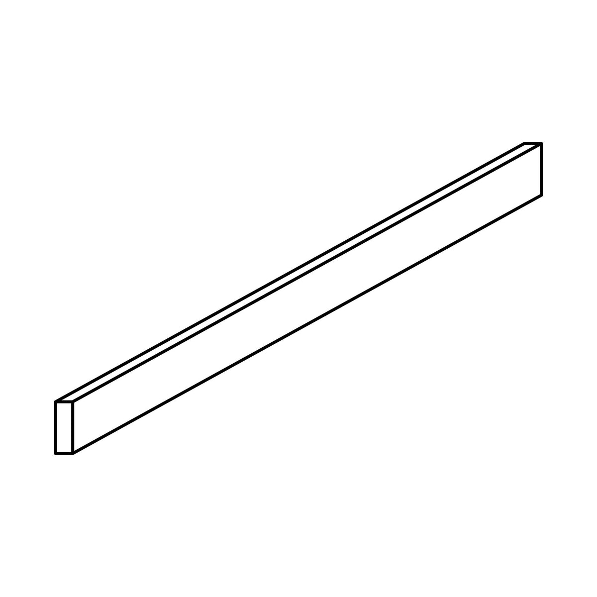 American Olean Color Complements Matte Starlight 1/26 Liner Matte Wall Tile Trim