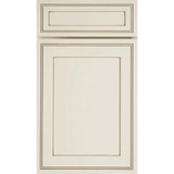 J & K Transitional Pearl Glazed H9 Door Sample