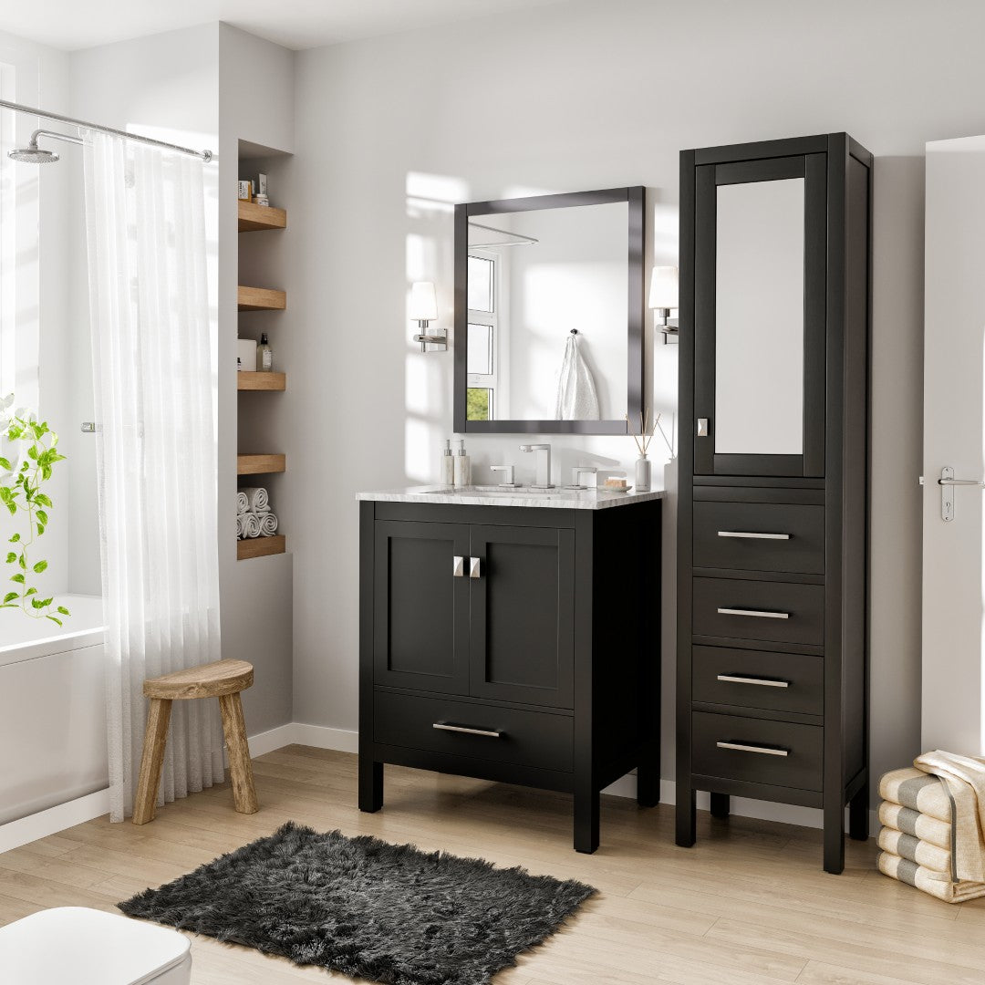 Eviva Aberdeen 30 Espresso Bathroom Vanity