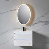 Blossom Spica 24″ Oval LED Medicine Cabinet - front