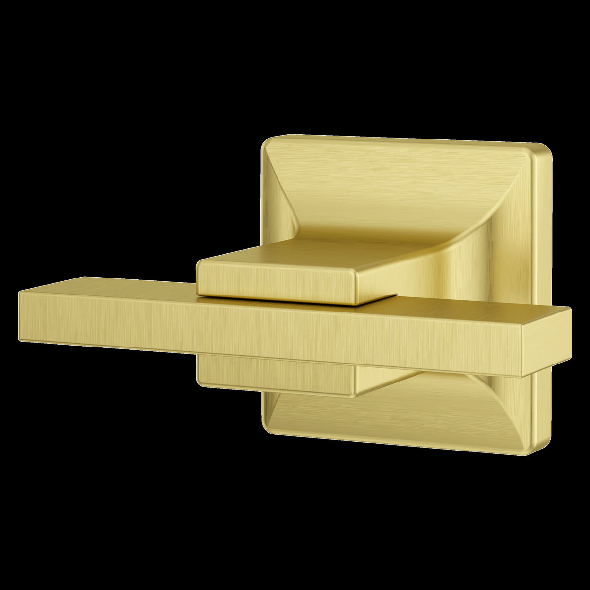 Verve Straight Robe Hook in Brushed Gold