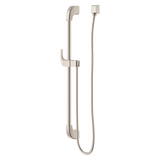 Transitional Square 30 in. Slide Bar with 60 in. Hose in Brushed Nickel