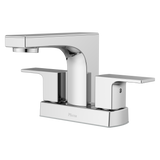 Pfirst Modern 4 in. Centerset Faucet in Polished Chrome