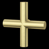 Tenet Single Cross Handle for Slide Bar Kit in Brushed Gold