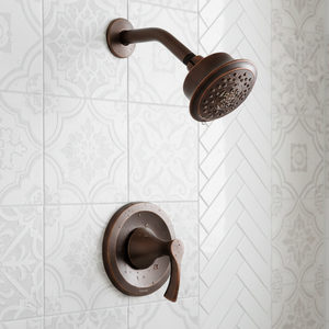 Antioch® Tub & Shower Trim Kit with Surge™ 5-Function Showerhead – Tumbled Bronze