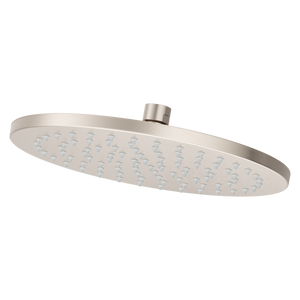 Modern Round 10 in. Raincan Showerhead in Brushed Nickel