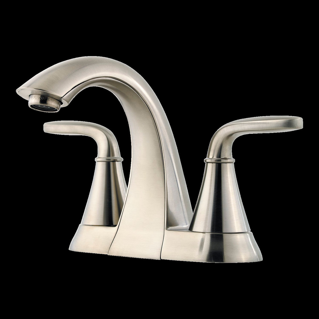 Pasadena 2-Handle 4" Centerset Bathroom Faucet in Brushed Nickel