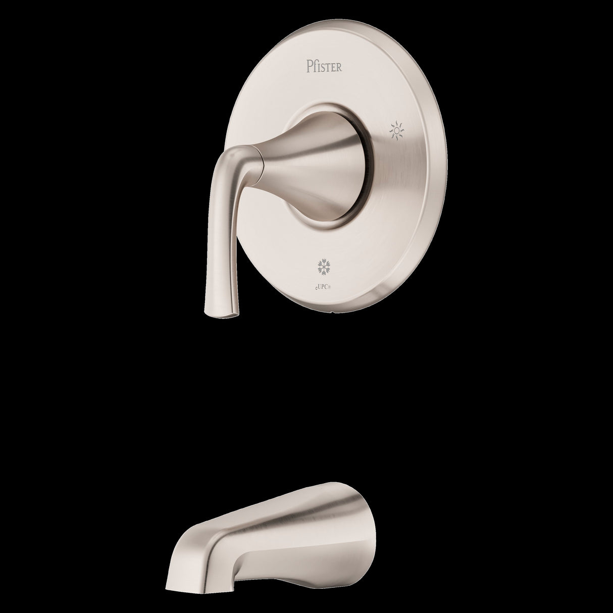 McAllen 1-Handle Tub Only Trim Kit in Spot Defense Brushed Nickel