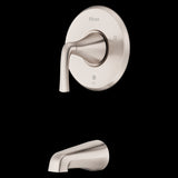 McAllen 1-Handle Tub Only Trim Kit in Spot Defense Brushed Nickel