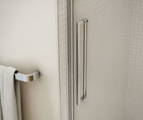 MAAX 138996-900-084-000 Halo 44 ½-47 x 78 ¾ in. 8mm Sliding Shower Door for Alcove Installation with Clear glass in Chrome