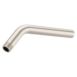 Universal 9 in. Curved Shower Arm in Brushed Nickel