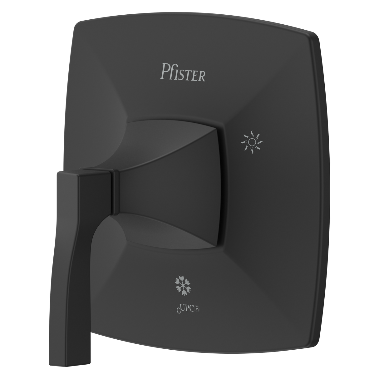 Holliston Diverter Valve Trim in Spot Defense Matte Black