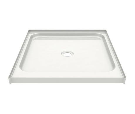 MAAX 145026-000-002-083 SPL 3636 AcrylX Alcove Shower Base with Center Drain in White