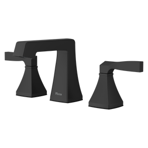 Holliston 8 in. Widespread Bathroom Faucet inSpot Defense Matte Black