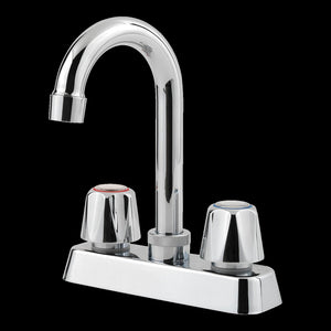 Pfirst Series 2-Handle Bar/Prep Kitchen Faucet in Polished Chrome