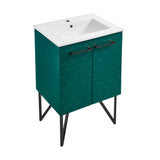 Annecy 24" Bathroom Vanity in Barracuda Teal