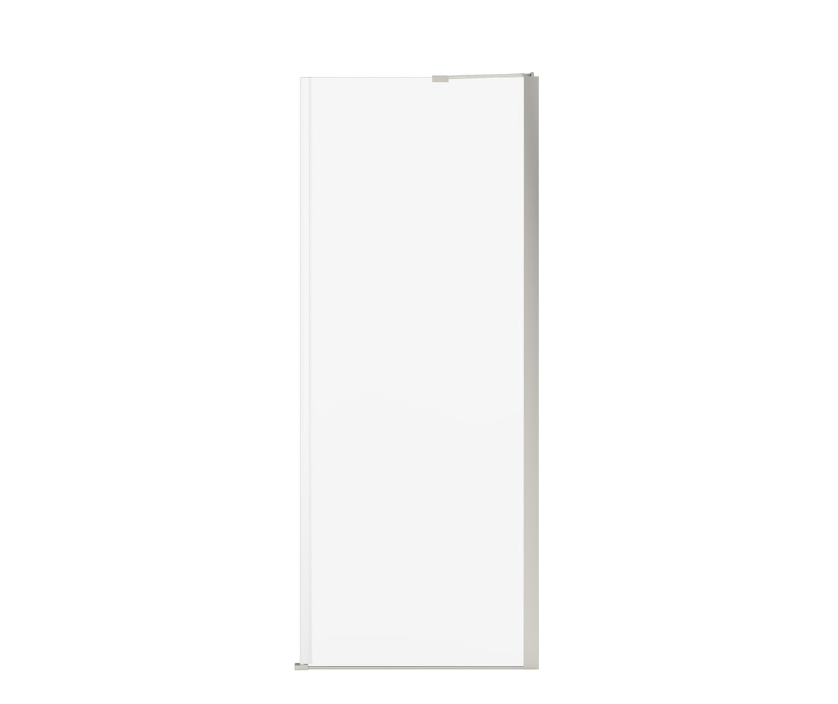 MAAX 139581-900-305-000 Reveal Sleek 71 Return Panel for 32 in. Base with Clear glass in Brushed Nickel