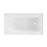 Ivy 48'' x 32" Bathtub with Apron Right Hand Drain in White