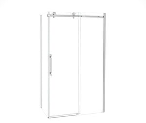 MAAX 107545-900-084-000 Odyssey SC 48" x 32" x 78" 8mm Sliding Shower Door for Corner Installation with Clear glass in Chrome