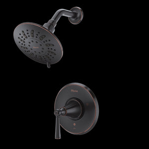 Saxton 1-Handle Shower Only Trim in Tuscan Bronze