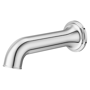 Round Non-Divertering Tub Spout in Polished Chrome