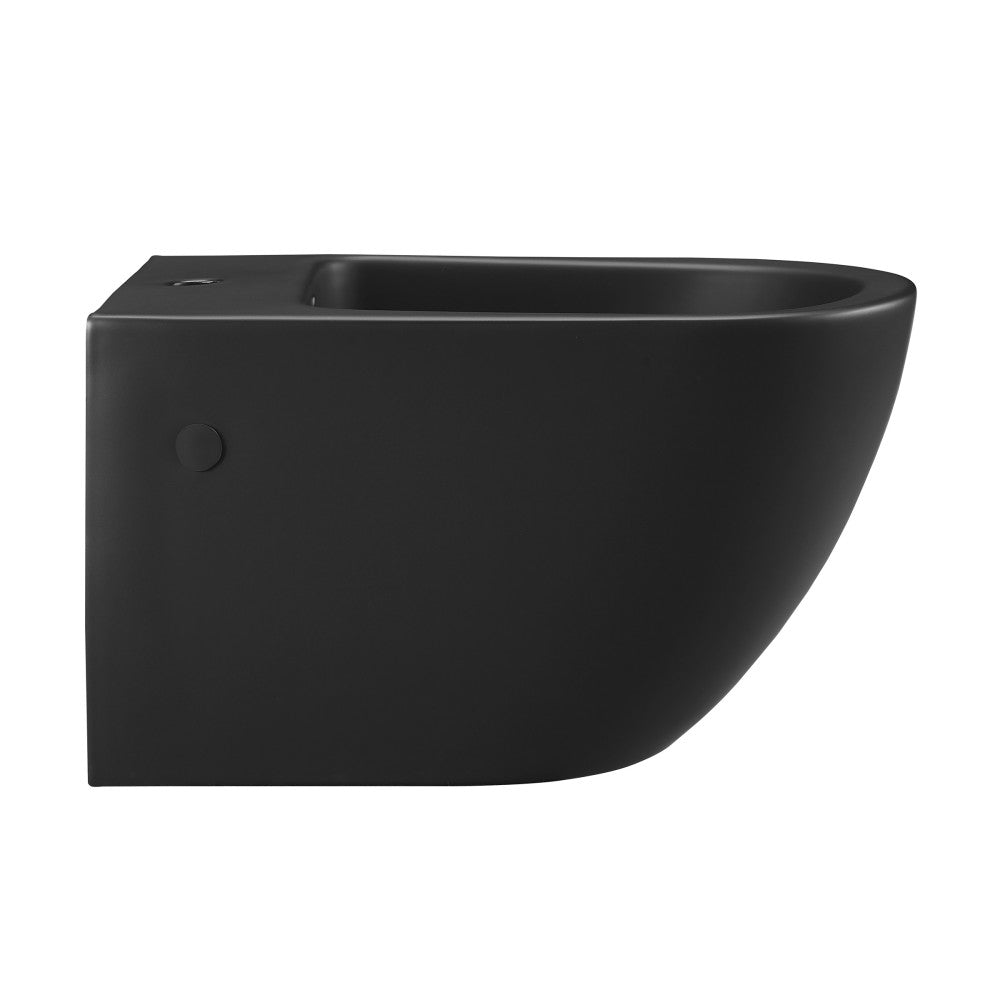 St. Tropez Wall Hung Bidet in Matte Black