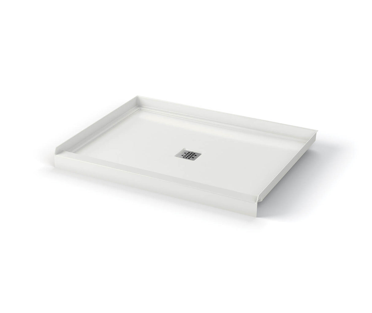 MAAX 420030-501-001-000 B3X 4836 Acrylic Alcove Shower Base with Center Drain in White