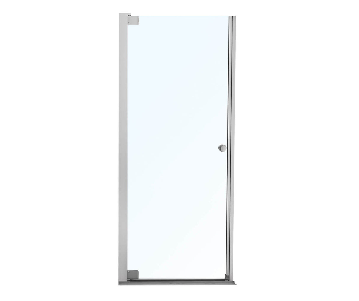 MAAX 105420-900-084-000 Madono 24 ½-26 ½ x 67 in. 6 mm Pivot Shower Door for Alcove Installation with Clear glass in Chrome