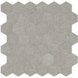 Anatolia Tile 2" Mjork Color Body Porcelain Clay Hexagon 42 Piece Mosaic 4501-0381-0 1 Sheet = .97 Sq. Ft." Clay 2" Hexagon - premium natural stone mosaic tile from Anatolia Tile, available at PoshHaus showroom in Keene, NH