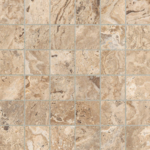 Anatolia Tile 2X2 Antico Matte Classic 36 Piece Porcelain Mosaics. 1 Sheet = .97 Sq. Ft. 4501-0005-0 (63-465) Classic 2x2 - premium natural stone mosaic tile from Anatolia Tile, available at PoshHaus showroom in Keene, NH