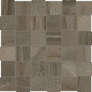 Anatolia Tile 2X2 Basketweave Amelia Matte Earth 36 Piece Porcelain Mosaics. 1 Sheet = .97 Sq. Ft. 4501-0002-0 (69-076) Earth Basketweave 2x2 - premium natural stone mosaic tile from Anatolia Tile, available at PoshHaus showroom in Keene, NH