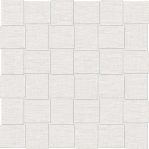 Anatolia Tile 2X2 Basketweave Belgian Linen Ivory Porcelain Mosaics. 1 Sheet = .96 Sq. Ft. 4501-0029-1 (69-566) Ivory Basketweave 2x2 - premium natural stone mosaic tile from Anatolia Tile, available at PoshHaus showroom in Keene, NH