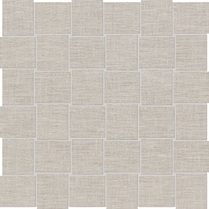 Anatolia Tile 2X2 Basketweave Belgian Linen Natural Porcelain Mosaics. 1 Sheet = .96 Sq. Ft. 4501-0033-1 (69-567) Natural Basketweave 2x2 - premium natural stone mosaic tile from Anatolia Tile, available at PoshHaus showroom in Keene, NH
