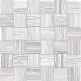 Anatolia Tile 2X2 Basketweave Eramosa Ice Matte Porcelain Mosaics. 1 Sheet = .96 Sq. Ft. 4501-0084-0 (69-231) Ice Basketweave 2x2 - premium natural stone mosaic tile from Anatolia Tile, available at PoshHaus showroom in Keene, NH