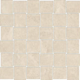Anatolia Tile 2X2 Baskeetweave Mayfair Allure Ivory Polished Porcelain Mosaics. 1 Sheet = .98 Sq. Ft. 4501-0137-1 Allure Ivory 2x2 Basketweave Polished - premium natural stone mosaic tile from Anatolia Tile, available at PoshHaus showroom in Keene, NH