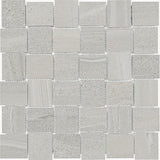 Anatolia Tile 2X2 Basketweave Davenport Ash Matte Porcelain Mosaics. 1 Sheet = .97 Sq. Ft. 4501-0078-0 (63-577) Ash Basketweave 2x2 - premium natural stone mosaic tile from Anatolia Tile, available at PoshHaus showroom in Keene, NH