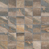 Anatolia Tile 2X2 Evolution Earth Matte 36 Piece Porcelain Mosaics. 1 Sheet = .96 Sq. Ft. 4501-0093-0 (69-209) Earth 2x2 - premium natural stone mosaic tile from Anatolia Tile, available at PoshHaus showroom in Keene, NH