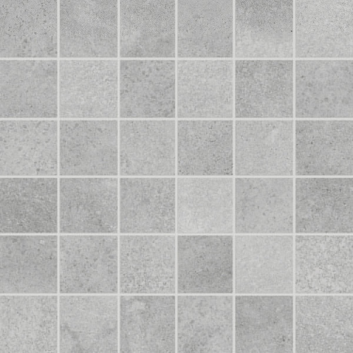 Anatolia Tile 2X2 Industria Lithium Matte 36 Piece Porcelain Mosaics. 1 Sheet = .96 Sq. Ft. 4501-0105-0 (63-593) Lithium 2x2 - premium natural stone mosaic tile from Anatolia Tile, available at PoshHaus showroom in Keene, NH
