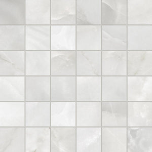 Anatolia Tile 2X2 La Marca Onyx Honed 36 Piece Porcelain Mosaics. 1 Sheet = .96 Sf. 4501-0372-0 (68-473) Onyx Nuvolato 2x2 Honed - premium natural stone mosaic tile from Anatolia Tile, available at PoshHaus showroom in Keene, NH