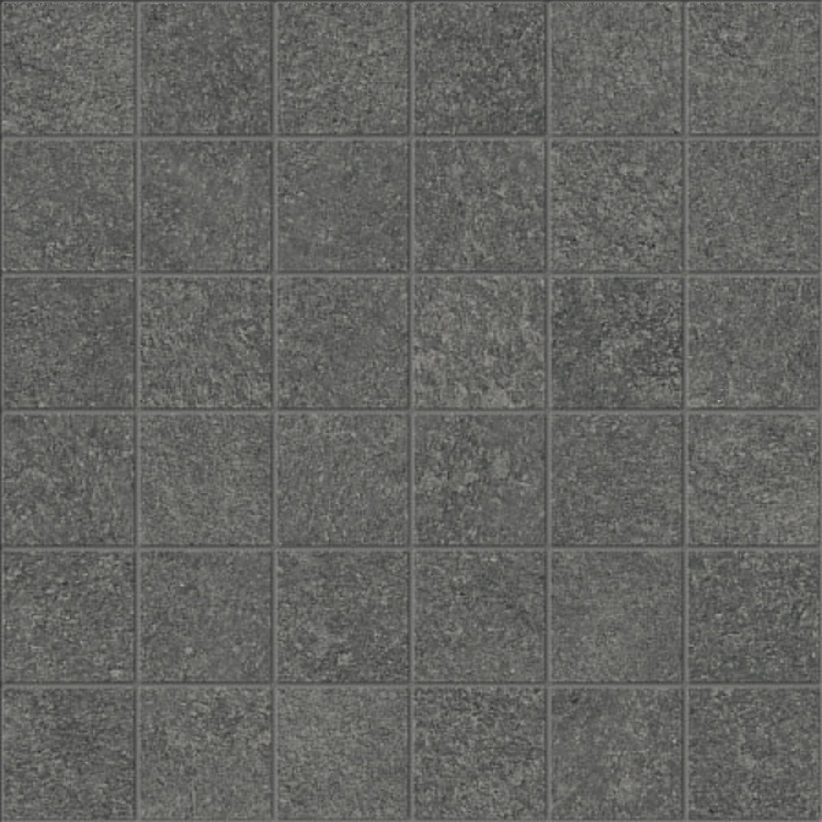 Anatolia Tile 2X2 Mjork Color Body Porcelain Carbon 36 Piece Matte Mosaic 4501-0386-0 1 Sheet = .96 Sq. Ft. Carbon 2x2 - premium natural stone mosaic tile from Anatolia Tile, available at PoshHaus showroom in Keene, NH